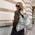 Stylová kabelka Reisenthel Daily Shopper Jacquard grey
