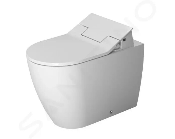 DURAVIT - ME by Starck Stojící WC pro SensoWash, s WonderGliss, alpská bílá 21695900001