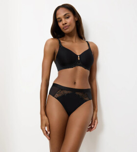 Dámská podprsenka Wild Azalea Florale W01 - BLACK - černá 0004 - TRIUMPH BLACK 75F