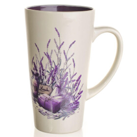 Banquet Keramický hrnek vysoký LAVENDER 450 ml