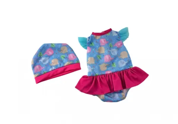 PLEJO Oblečení pro panenku modrá 40 - 43 cm