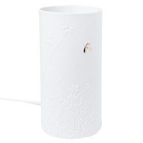 Räder Porcelánová stolní lampa Flower, bílá barva, porcelán