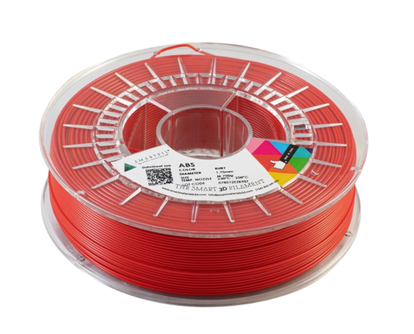 ABS filament rubínově červený 2,85 mm Smartfil 750g