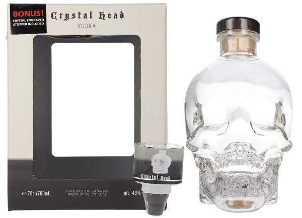 Crystal Head Vodka 0,7L (+ skleněný uzávěr) - Dárkové balení