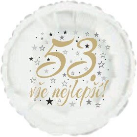 53. narozeniny balónek kruh Balonky.cz 53. narozeniny balónek kruh Balonky.cz