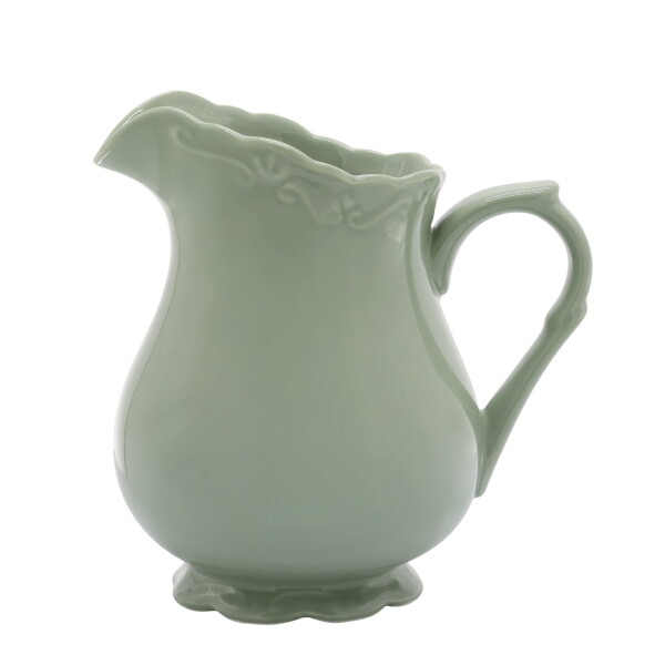 Chic Antique Porcelánový džbán Provence Verte 1 l, zelená barva, porcelán