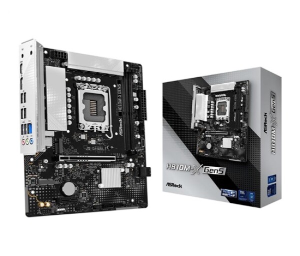ASRock MB Sc LGA1851 H810M-X Gen5, Intel H810, 2xDDR5, 1xDP, 1xHDMI, mATX EDF_1883145