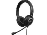 Sandberg Chat Headset černá / sluchátka s mikrofonem / USB-C / 1.8m (126-47)