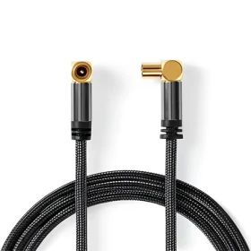 Nedis Profigold Fabritallic anténní kabel úhlový / Anténní kabel / IEC (Koax) zástrčka - zásuvka / 75 Ohm / 5 m (CSTB40015WT50)