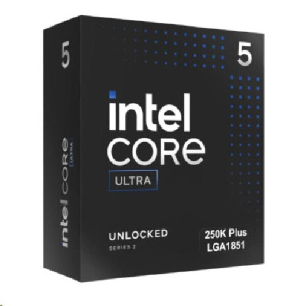 CPU INTEL Core Ultra 5 250K Plus, až 5.3GHz, 30MB L2, LGA1851, Box (bez chladiče) EDF_1077335