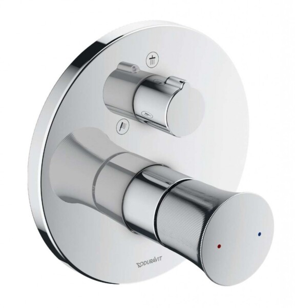 DURAVIT - White Tulip Baterie pod omítku, pro 2 spotřebiče, chrom WT4210012010