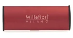 Millefiori Vanilla Wood červená / Osvěžovač vzduchu do auta / vůně vanilka a dřevo (18CARRD)