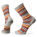 Unisex merino městské ponožky SMARTWOOL Everyday Margarita Crew Socks, Ash velikost: 34-37 (S)