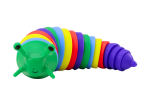 Mamido Pružný smyslový antistresový barevný had/caterpillar