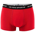 Le Coq Sportif pánské boxerky 3PAK červené šedé tmavě modré XL