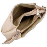 Stylová dámská koženková crossbody kabelka Foppa, růžová