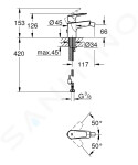 GROHE - BauEdge Bidetová baterie, chrom 23332001