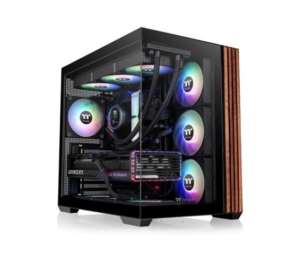 THERMAL TAKE Case View 380 WS ARGB, Průhledná bočnice, černá EDF_964045