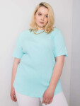 Dámská strukturovaná halenka 6323 - FPrice 3XL Královská modř