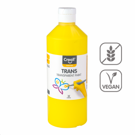 Creall transparentní barva Trans, 500 ml, žlutá
