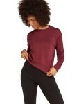 ICEBREAKER Wmns Crush II LS Sweatshirt, Port (vzorek) velikost: S
