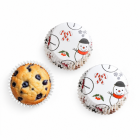 Dortisimo Košíčky na muffiny bílé s vánočními motivy (75 ks)