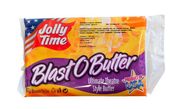 Jolly Time Blast O Butter popcorn s máslovou příchutí 100g