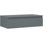 MEXEN/S - Orio koupelnová skříňka pod umyvadlo 90 cm s deskou, 1 šuplík, grafit mat 91A10-09023-1-BFC66