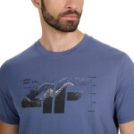 Pánské tričko 4F M2359 denim 4FWAW25TTSHM2359 32S pánské xxl