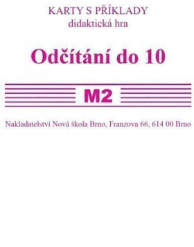 Sada kartiček M2 - odčítání do 10 - Zdena Rosecká