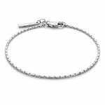 Pánský náramek Tobias - ocelový řetízek, chirurgická ocel, Stříbrná 15 cm + 2 cm (prodloužení)