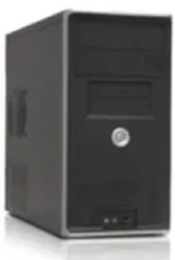 Foxconn CASE stříbrno/černý TW082, mini, USB2.0+Audio+Mic, 300W Fortron RoHS (TW082)