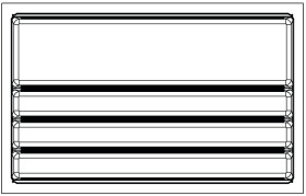 Agoform příborník do zásuvky 1000 Scoop II