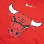 Nike Dětská mikina Chicago Bulls NBA Logo Club Hoodie Červená (YOUTH)