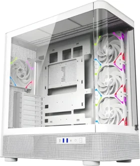 XYZ PC GEAR Quantum ARGB bílá / PC skříň / ARGB podsvícení (X-CS-QUANTUM-W)