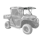 DFK Přední sklo včetně stěrače a ostřikovače na CFMOTO Gladiator UTV10 PRO