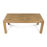 Jídelní stůl 200x100x75, masiv dub bílý, povrchová úprava olejem, nohy 10x10 cm