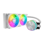Cooler Master PL240 Flux bílá / 2x 120mm / 2300 RPM @ 32dB / 72.4 CFM / AMD + Intel (MLY-D24M-A23PZ-RW)