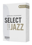 D'Addario ORSF10SSX3S Organic Select Jazz Filed Soprano Saxophone Reeds 3 Soft - 10 Pack