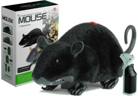 Mamido Myš na dálkové ovládání na kolečkách R/C černá
