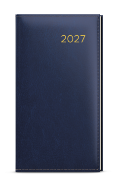 Týdenní diář 2027 Baloušek Jakub Premier kapesní modrá