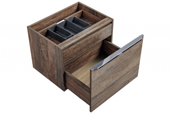 COMAD - Skříňka pod umyvadlo 60cm 2 zásuvky SANTA FE OAK 5907611652428