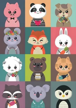 YAZZ Puzzle Veselá zvířátka
