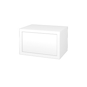 Dřevojas - Nízká skříňka STORM SYZ 60 - M01 Bílá mat / M01 Bílá mat 222154