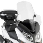 D318St plexi čiré Honda Silver Wing T - 400 (09-17), vxš890x670 mm