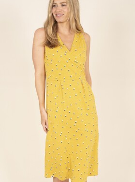 Žluté vzorované šaty Brakeburn - Dámské