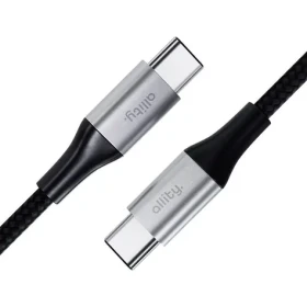 Allity AUC-01 Datový kabel USB-C/USB-C 1m 100W černá (DATUSBC100WALLBK)