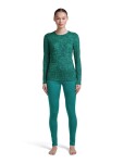 Dámské merino spodky ICEBREAKER Wmns Merino 200 Oasis High Rise Leggings, Tidal Teal velikost: XL