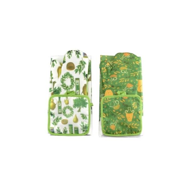 Dortisimo Kuchyňská chňapka, podložka pod hrnec a utěrka (sada 3 ks)