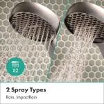 HANSGROHE - Activera S Sprchový set s termostatem, průměr 24 cm, 2 proudy, EcoSmart, chrom 28638000